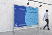 Load image into Gallery viewer, Zeta Amicae Step 'N Repeat Banner: Custom