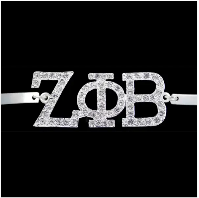 Zeta Phi Beta Crystal Bracelet